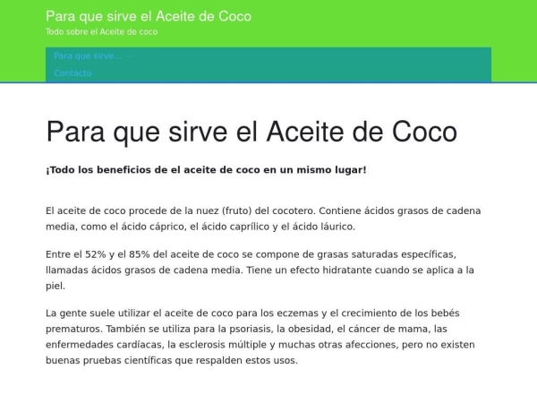 paraquesirveelaceitedecoco.com