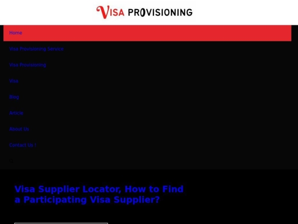 visaprovisioning.com